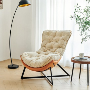 免運 輕奢沙發椅懶人沙發椅網紅休閑沙發椅臥室客廳單人陽臺舒適躺椅