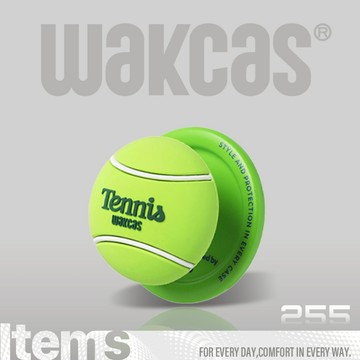 【Wakcas】PVC軟膠系列 立體網球磁吸手機支架 Magsafe 磁吸支架 手機支架 氣囊支架 桌面支撐 網球