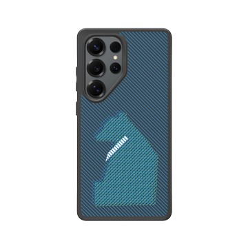 Galaxy S25 Ultra SolidSuit 黑 - The Wildlife Collection 動物野境系列 - 台灣黑熊 - 線條版