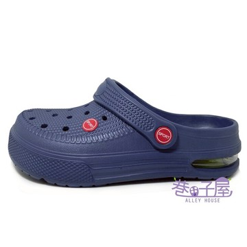 情侶款輕量防水兩穿布希鞋 涼拖鞋 [1658] 深藍【巷子屋】