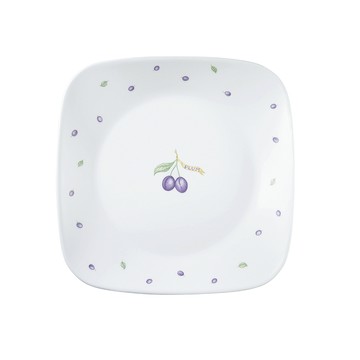 Corelle Brands 紫梅方形8吋平盤