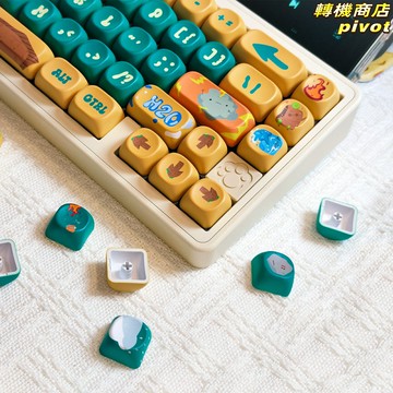 【五面熱昇華】MOA鍵帽 機械鍵盤鍵帽 鍵帽 客製化鍵帽 個性鍵帽 高含量PBT 盒裝 元素夥伴主題 高度齊全 適用多種軸體