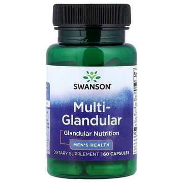 Swanson Vitamins, Multi-Glandular，男士健康，60 粒膠囊