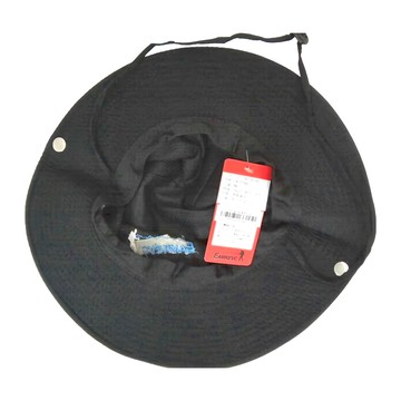 EAMKEVC 伊凱文 戶外可調式漁夫帽 可調頭圍<60cm 戰術掛帶設計  黑色  帽寬36cm