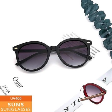 【SUNS】韓版復古圓框墨鏡/太陽眼鏡 抗UV(A30533)