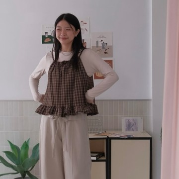 秋冬兩件式！親膚打底+細肩背心套裝