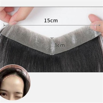 【米蘭精品】現貨+預購 男女假髮髮片全真髮透氣假髮片輕量假髮免打理隱形增髮量假髮接髮-前額增髮3款74kb4