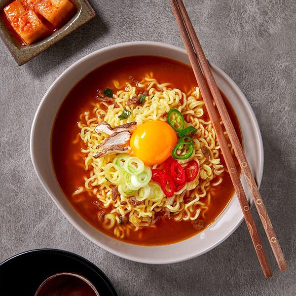 [オットギ] ジンラーメン マイルド味   BOX(40個入り)　箱売り 韓国ラーメン インスタントラーメン 袋ラーメン