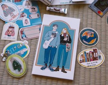 愛治文具房x甜蜜生活 旅人筆記之友 筆記本