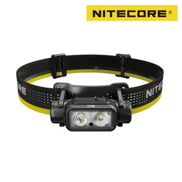Nitecore 高續航充電雙光源戶外頭燈【黑色／1400流明】NU43