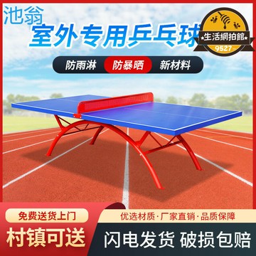 【新店熱銷】球臺家用標準成人桌球桌戶外可摺疊桌球案子