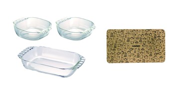 【領券滿額折100】 Hario 2+1耐熱玻璃盤 HTZ-2808