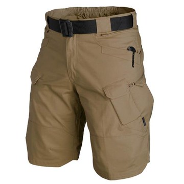 Solid Color Multi-pocket Five Point Shorts純色多口袋五分短褲