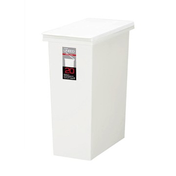 TONBO｜UNEED系列SLIM掀蓋垃圾桶20L白色