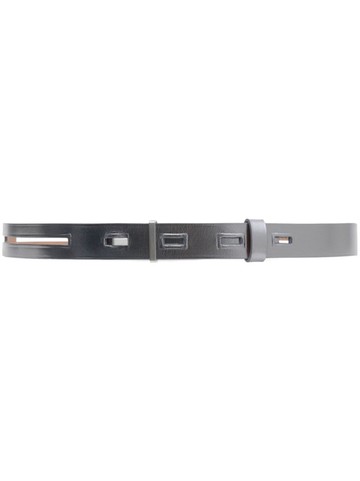 Dion Lee - signature-hook belt - women - Leather - XS - Silver