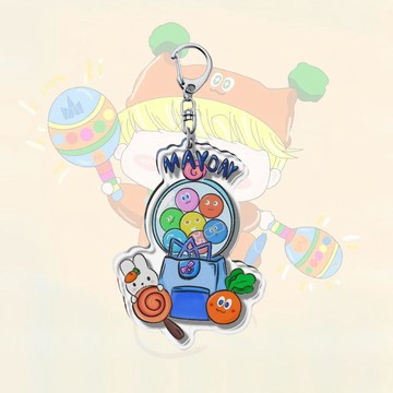 【新品首發】🥕臺灣出貨🥕五月天扭蛋機亞克力高顏值鑰匙扣掛件禮物物料書包配飾可愛精緻 五月天周邊
