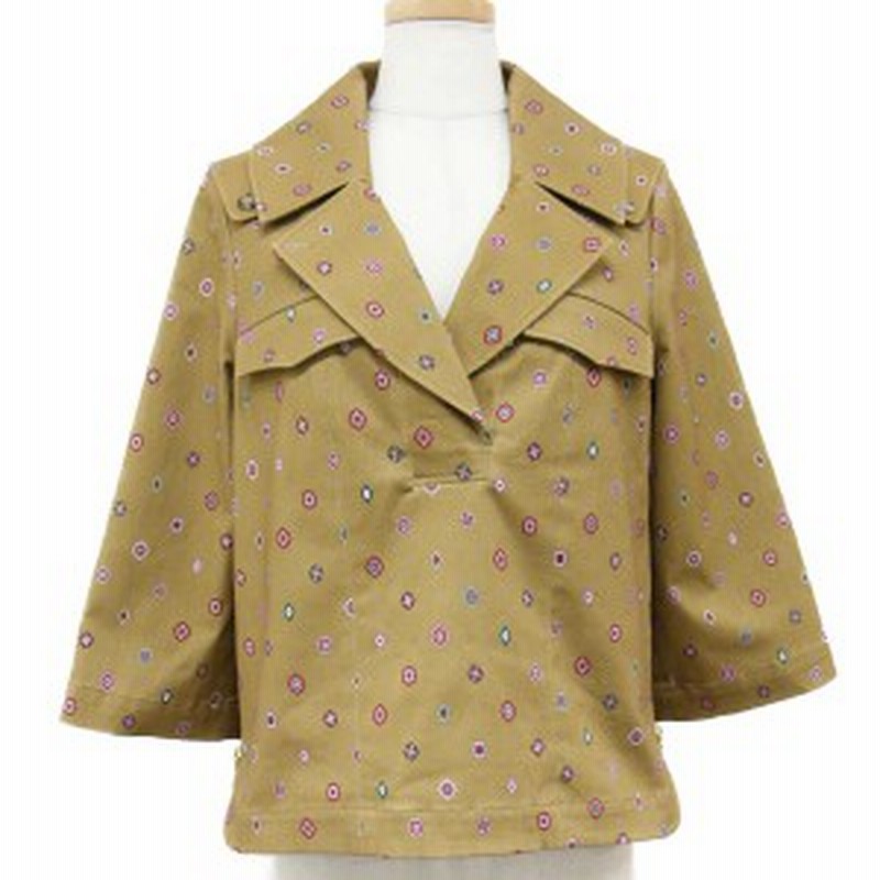 KENZO ケンゾー シャツ プルオーバー 長袖 ブラウン 茶 トップス V ...