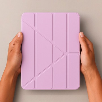 Pipetto iPad A16 (11吋)/10代 (10.9吋)Origami紫色多功能保護套