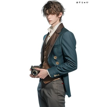 【9 月新作】07-148-0319 人物貼紙 幻想復古浪漫喫茶