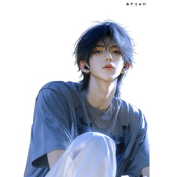 【8 月新品】07-137-0110 人物貼紙 簡約夏日男子