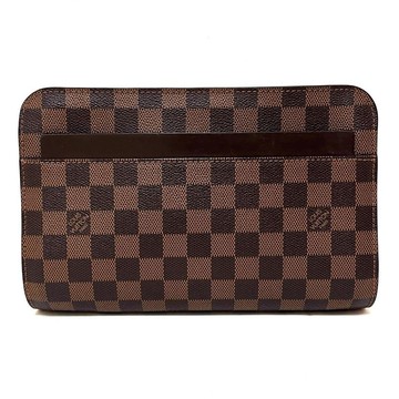 正品 Louis Vuitton 路易威登 Saint Cloud 手拿包 宴會包 Damier N51993 日本直送 二手