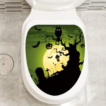 【MR.ZAKKA】創意萬用裝飾貼紙-萬聖節主題 暗黑萬聖夜 J款 居家布置 DIY可移式壁貼 無痕壁貼 牆貼