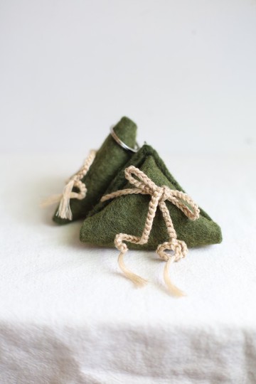 羊毛出在羊山上 端午節 粽子 包粽 考試 羊毛氈鑰匙圈