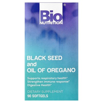 Bio Nutrition, Black Seed and Oil Of Oregano, 90 Softgels