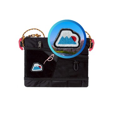 Piccoloo 魔鬼氈刺繡貼 可黏包包 布貼 徽章 補丁 刺繡