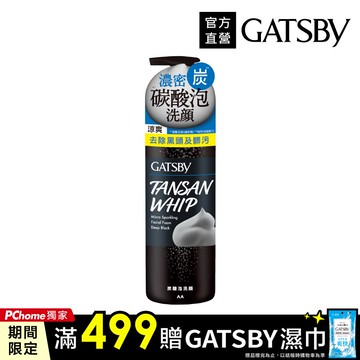 GATSBY 黑頭速淨碳酸泡洗顏(炭黑)200g