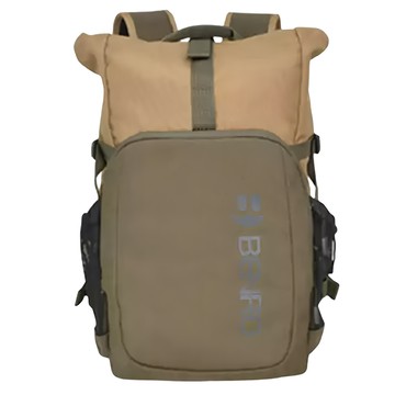 BENRO 百諾 微行者系列 雙肩攝影背包 Incognito B200 可容納1機3鏡1閃 後側拉鍊開口設計 休閒簡約外觀搭配時尚捲蓋設計  卡其色  1個