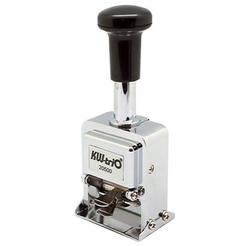 KW-triO 堡勝企業 號碼機 自動回墨毛氈設計 鋅合金外殼 堅固耐用  1個