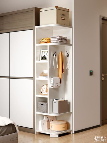 APP下單享點數9% 角柜轉角柜墻角柜子三角拐角客廳臥室靠墻書架收納置物架落地邊柜