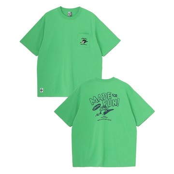 CHUMS Made for Fun! Pocket T-Shirt 男 短袖上衣 純淨綠 CH012746M089