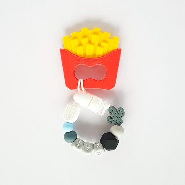 客製化 23公分 9顆 KIREI 白雲 純白小白兔固齒器