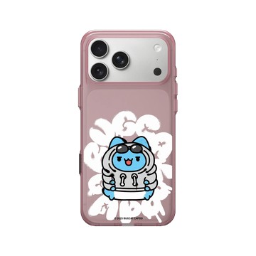 iPhone 17 Pro Max Clear (相機按鈕) 晶醺玫 - 貓貓蟲咖波 Bugcat Capoo - 環繞塗鴉帽 T咖波