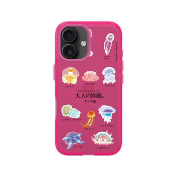 iPhone 16 Clear 粉漾桃 - 大人の図鑑 - 水母編