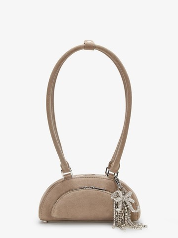 Suede shoulder bag with charms - SELF PORTRAIT - gender_Woman