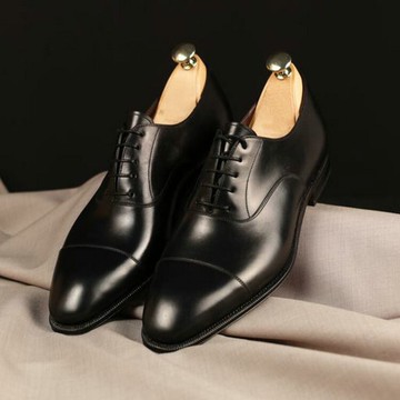 真皮商務正裝皮鞋男鞋秋季45英倫尖頭三接頭牛津鞋35大碼36小碼37