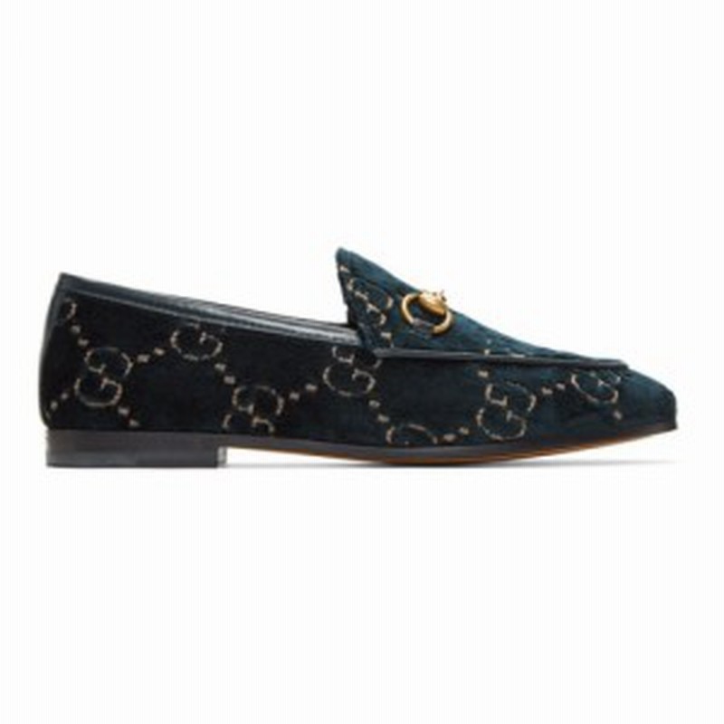 グッチ Gucci レディース ローファー オックスフォード シューズ 靴 Blue Velvet Gg New Jordaan Loafers 通販 Lineポイント最大1 0 Get Lineショッピング