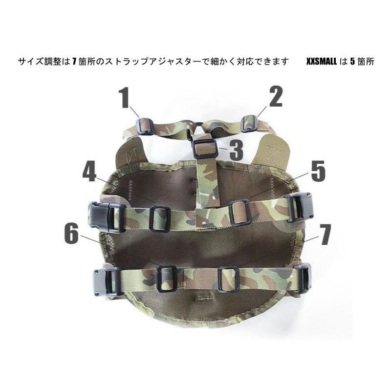 KILONINER キロナイナー ドッグ ハーネス XSサイズ M4 Tactical MOLLE Vest Laser DOG 犬用ハーネス  キャンプ アウトドア トイプードル シーズー フレンチブルド | LINEブランドカタログ