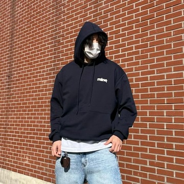 正韓 mine.毛巾布落肩休閒連帽上衣 4色 YUPPIE 現貨優惠商品