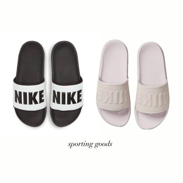 S.G WMNS NIKE OFFCOURT SLIDE BQ4632-011/606 黑白/粉灰 Q軟底 拖鞋 女