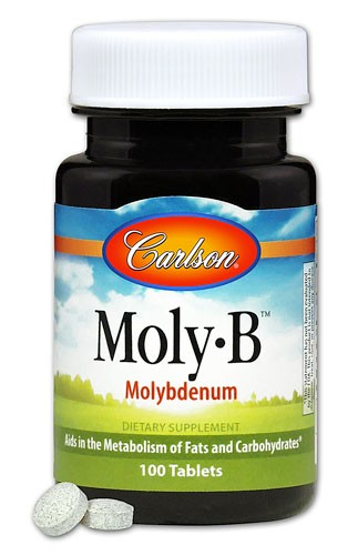 Carlson Moly-B Molybdenum 100 Tablets