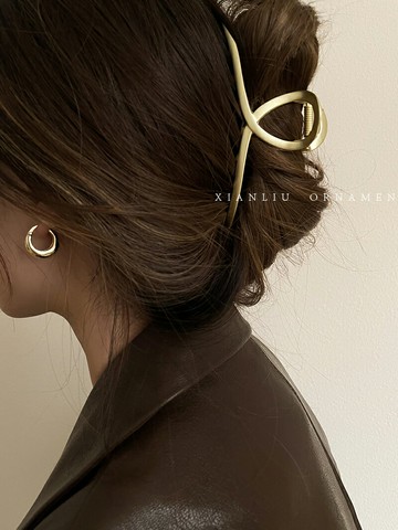 高級感金屬抓夾女大號后腦勺鯊魚夾發夾新款高端夾子頭飾發卡