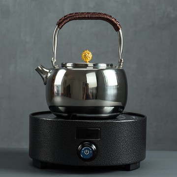 燒電陶爐家用煮茶茶爐 臺式小型不銹鋼提梁壺泡茶煮茶器 電陶爐
