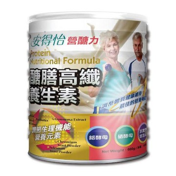 安得怡 醣膳高纖養生素-600g/罐