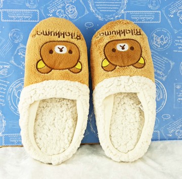 【震撼精品百貨】Rilakkuma San-X 拉拉熊懶懶熊~San-X 兒童室內拖鞋-#30641
