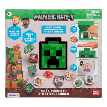 MINECRAFT  創世神3D貼紙製作機 ToysRUs玩具反斗城