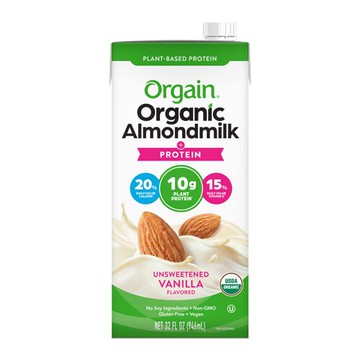 Orgain Organic Protein Almond Milk Unsweetened Vanilla 32 fl oz